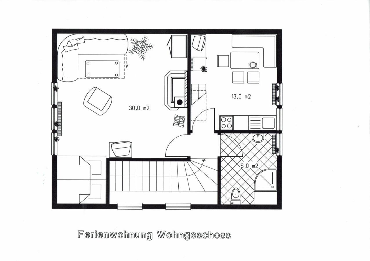 Ferienhaus Herm Glashutte  Exteriér fotografie